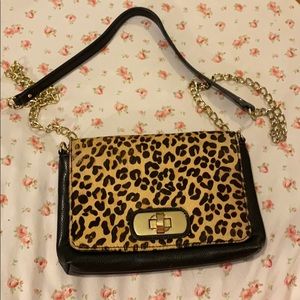 Cheetah print crossbody bag
